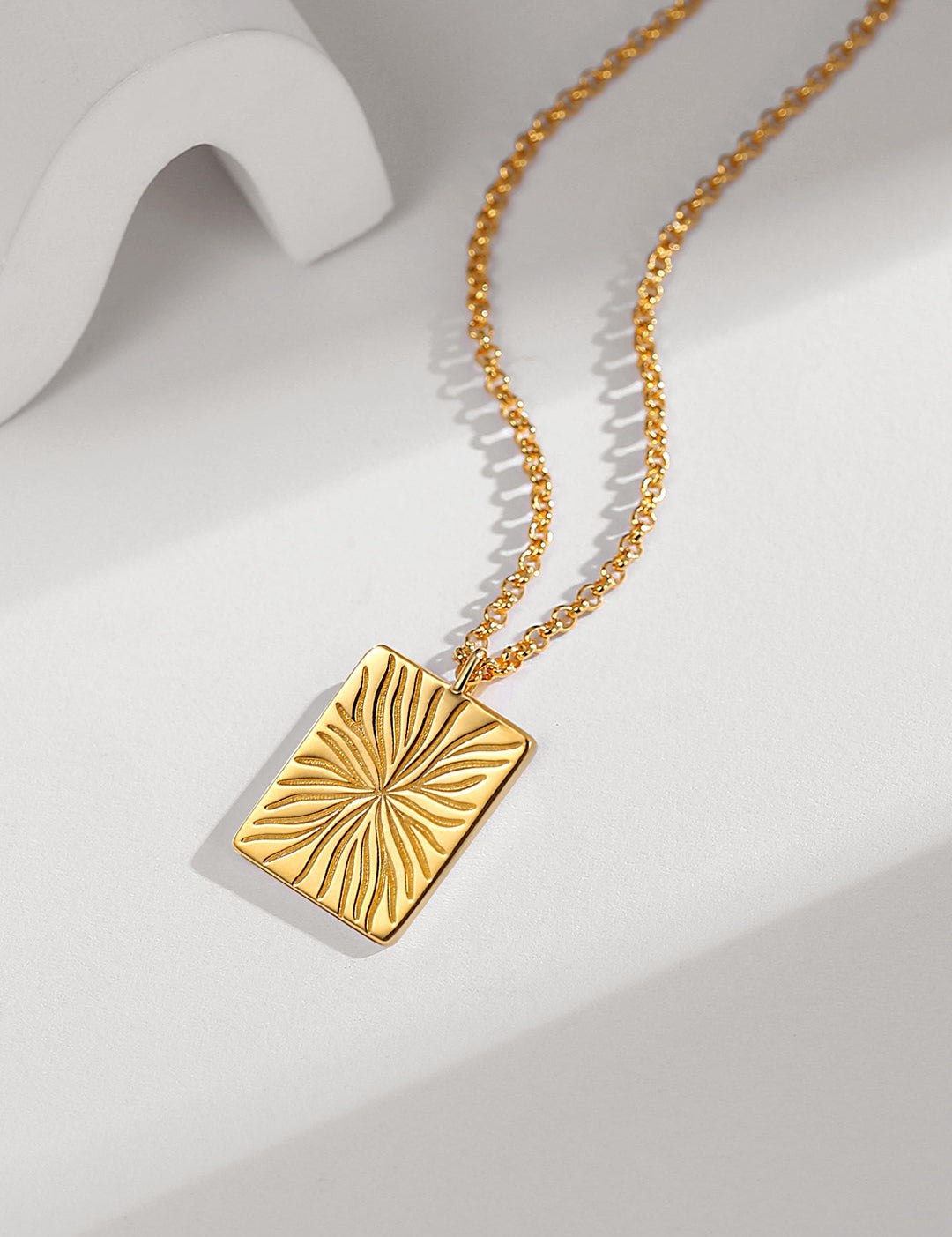 golden light necklace apelila jewelry
