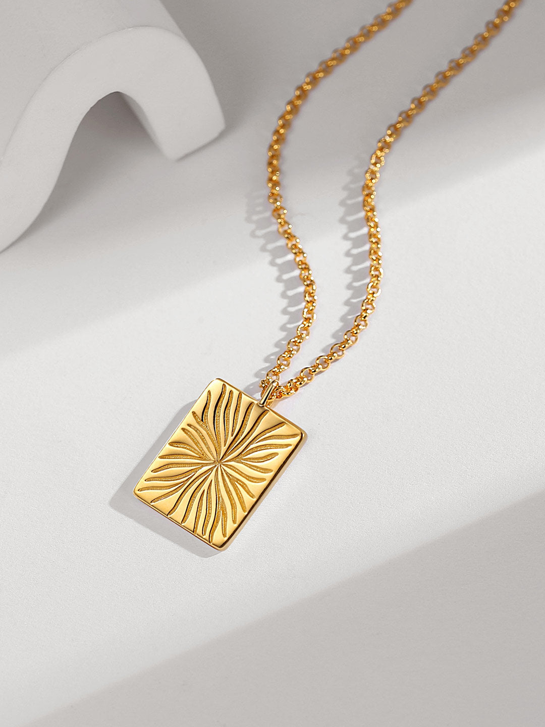 golden light necklace apelila jewelry