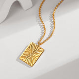 golden light necklace apelila jewelry