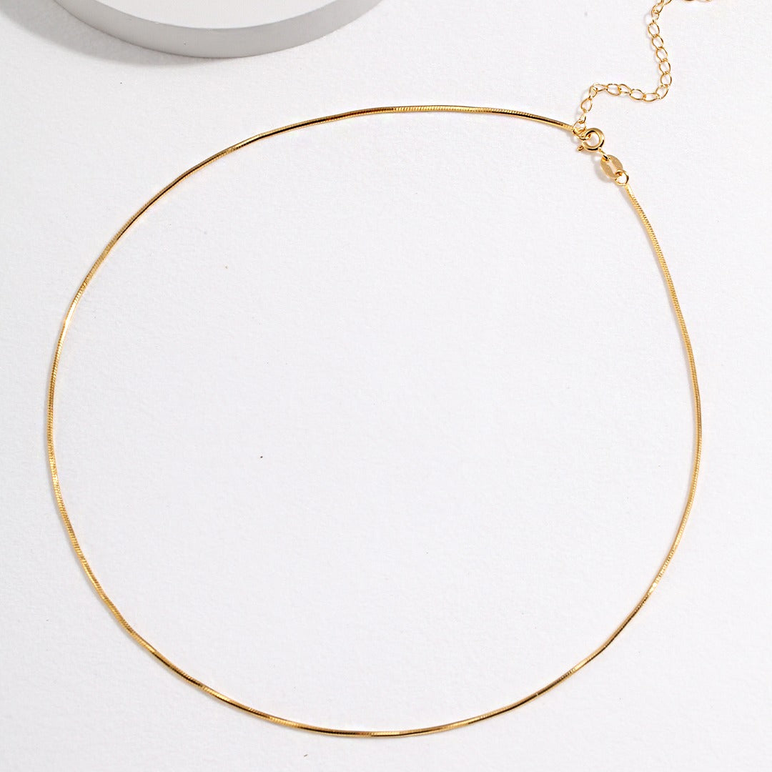 gold strand necklace apelila jewelry